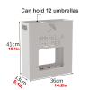 Umbrella Racks White Iron Umbrella Stand Holder, Modern Umbrella Stand Holder for Hotel Office Entrance, Large Capacity Umbrella Basket with Drip Tray (Size : 361341cm) view 2