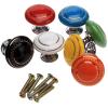 YUNSI Creative Handles 1pc Round Cabinet Knobs Ceramic Furniture Handles Door Drawer Cupboard Wardrobe Pull Handle Furniture Home Kitchen Accessories Hardware Handle(Green) view 2