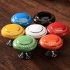 YUNSI Creative Handles 1pc Round Cabinet Knobs Ceramic Furniture Handles Door Drawer Cupboard Wardrobe Pull Handle Furniture Home Kitchen Accessories Hardware Handle(Green) view 3