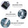 Wakauto Garage Wall Clocks Tire Rim Clock Silent Rubber Gear Decorative Clock 3D Wheel Shaped Wall Clock for Automotive Mechanic Shop Man Cave Car Enthusiasts Boys Bedroom view 2