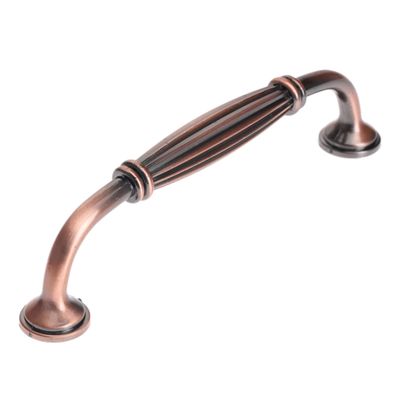 YUNSI Creative Handles 1Pc Zinc Alloy Furniture Handles Wardrobe Door Pulls Dresser Drawer Handles Kitchen Cabinet Knobs and Handles Chinese Hardware Hardware Handle(Double Hole Red)
