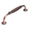YUNSI Creative Handles 1Pc Zinc Alloy Furniture Handles Wardrobe Door Pulls Dresser Drawer Handles Kitchen Cabinet Knobs and Handles Chinese Hardware Hardware Handle(Double Hole Red) view 1