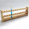 Test Tube Rack, 12Hole Wooden Test Tube Rack Test Tube Holder Support Burette Stand Laboratory Test Tube Stand Shelf Lab School Supplies view 2