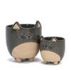 Abbott Collection Stoneware Cat on Legs Planter - Large (5" H) view 2