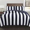 Sailor Star Navy Blue White Striped Pattern 100% Cotton Quilt Bedding Set,Reversible Coverlet,Bedspread for Kids Boy(Popeye 's, Twin - 2 Piece) view 1