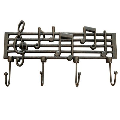 Wall Coat Racks Cast Iron Wall Hanging Hanger, Entrance Simple Wall Rack, Household Bedroom Hook, Retro Wall Decoration, Load Bearing 10kg (Color : Retro Color, Size : 12.9 * 7.8inches)