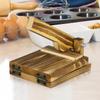 DOITOOL Creative Dough Presser Dumpling Skin Mold with Ergonomic Handle 6.49X5.11X2.57In Kitchen Gadget for Easy Dumpling Wrapper Making and Pressing view 2
