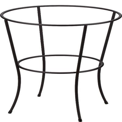 Todai RF-724-ST PP Rattan Display Basket, Round, Food Basket, Hand Included, Dedicated Stand, 13.2 x 13.2 x 21.7 inches (33.5 x 33.5 x 55 cm)