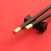 Chopsticks,Reusable Chopsticks Reusable Chopsticks 5 Pairs Natural Ebony Chopsticks Gift Set With Case With Chopstick Rest,Dishwasher Safe Chop Sticks,25.3cm/9.9inch (Color : A) view 2