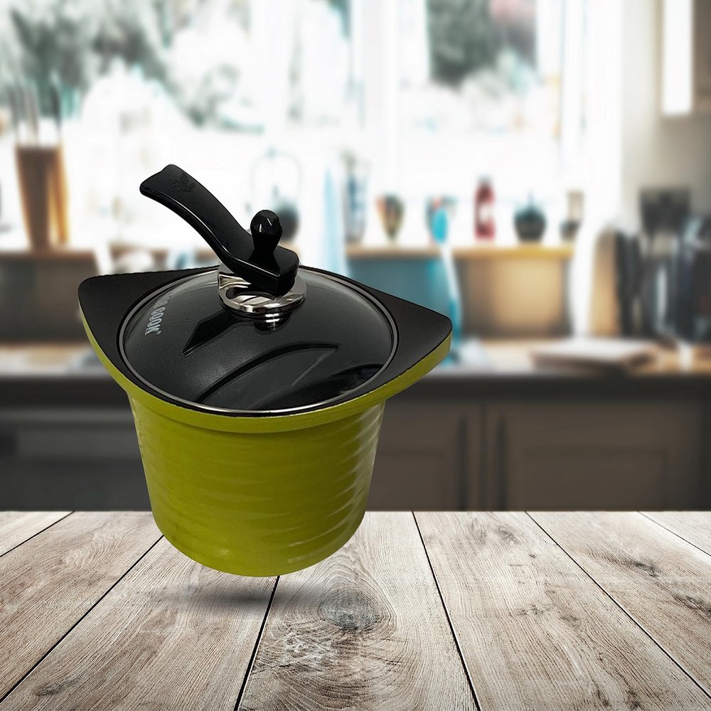 20cm (9") 3D Non-Stick Ceramic Sauce Pot Cookware Heavy Gauge 2.5L MADE IN KOREA