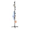 CLSYO Coat Rack Freestanding, Black Coat Tree With 8 Hooks Metal Coat Stand for Entryway,Hallway, Bedroom, Office for Coats, Hanging Clothes, Jacket, Hats, Bags view 1