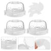 3 Pack Child Safety Stove Knob Covers for Gas Stove White PP view 4