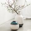 like. by Villeroy & Boch Lave Home Egg-Shaped Vase, 5.75 x 5.75 x 5 inch - Blue view 2