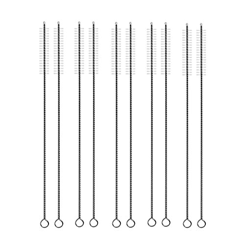 50PCS Reusable Drinking Straws Metal Stainless Steel Straight Straws 215mm (50PCS Cleaning Brush)