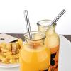 50PCS Reusable Drinking Straws Metal Stainless Steel Straight Straws 215mm (50PCS Silver) view 3