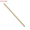 50PCS Reusable Drinking Straws Metal Stainless Steel Straight Straws 215mm (50PCS Gold) view 2