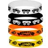 CupaPlay 24PCS Monster Truck Theme Rubber Silicone Wristbands -Birthday Party Favors Party Supplies Decorations view 3