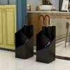 Umbrella Racks WXYZ Black Umbrella Stand Hotel Business Large Capacity Metal Umbrella Bucket, with Independent Drip Tray, 25x20x60cm view 2