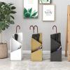 Umbrella Racks WXYZ Black Umbrella Stand Hotel Business Large Capacity Metal Umbrella Bucket, with Independent Drip Tray, 25x20x60cm view 3
