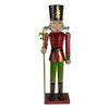Northlight 23.75" Red and Green Metal Nutcracker Soldier Christmas Decoration view 1