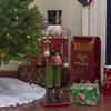 Northlight 23.75" Red and Green Metal Nutcracker Soldier Christmas Decoration view 2