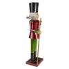 Northlight 23.75" Red and Green Metal Nutcracker Soldier Christmas Decoration view 3