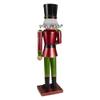 Northlight 23.75" Red and Green Metal Nutcracker Soldier Christmas Decoration view 4