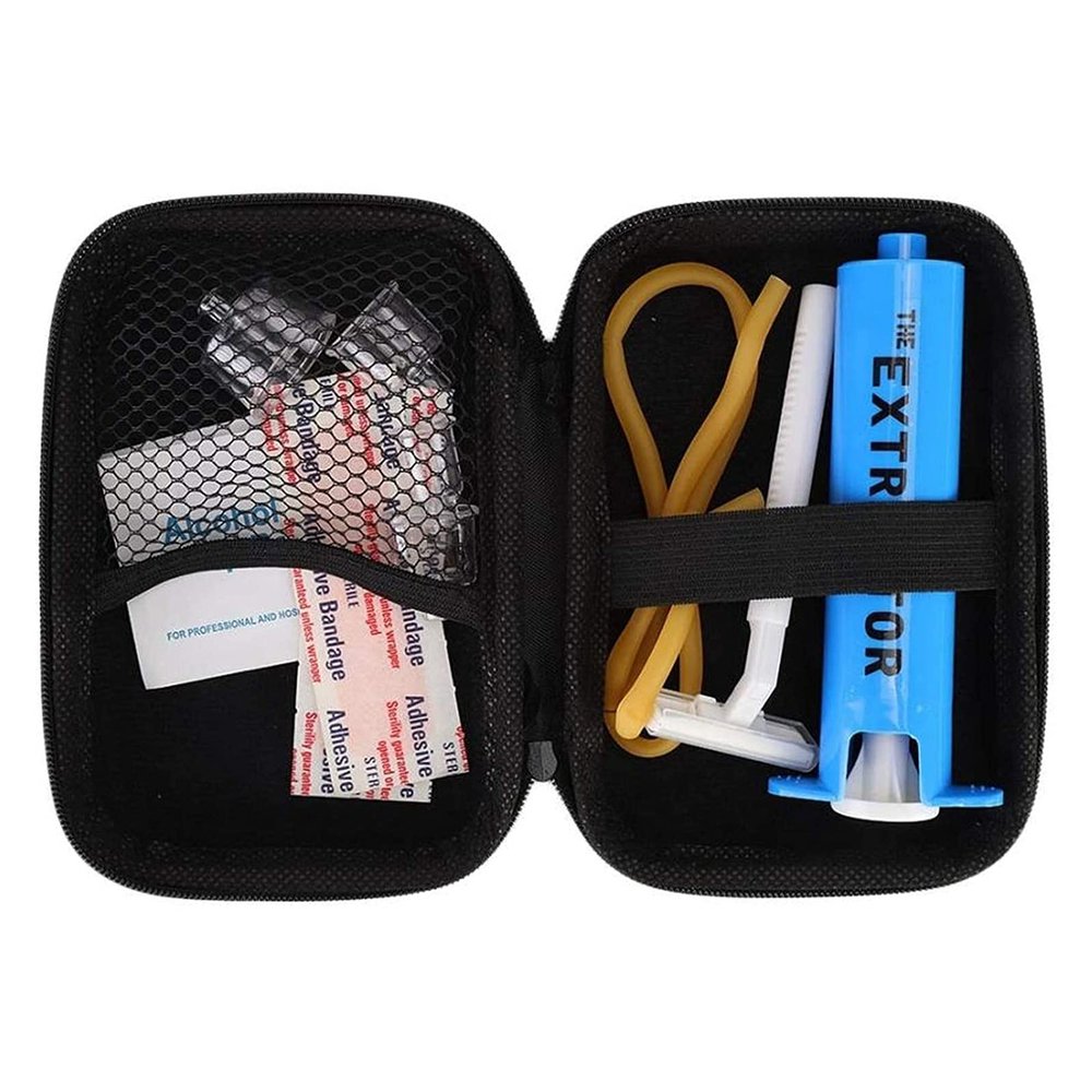 STZJBD Venom Extractor Suction Pump, Snake Bite and Bee Sting Kit with Pump Extractor, Outdoor Emergency First Aid Supplies