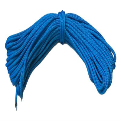 Double Braid Polyester Rope 1/4 Inch, Blue (150)