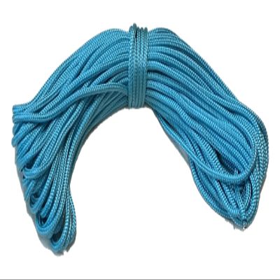 Double Braid Polyester Rope 1/4 Inch, Light Blue (150)