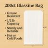 Small Glassine Treat Bags (200 ct) for Egg Rolls, Spring Rolls, Fortune Cookies, Cookies, Brownie Bites, and more. Grease-resistant and small take-out or to-go snacks and treats. view 3