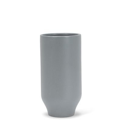 Abbott Collection 27-CASHMERE-969 Medium Matte Vase, Grey