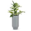Abbott Collection 27-CASHMERE-969 Medium Matte Vase, Grey view 2