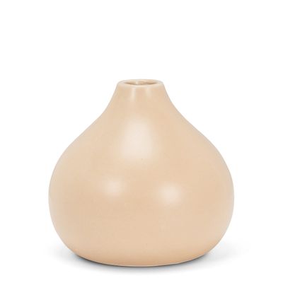 Abbott Collection 27-CASHMERE-963 Medium Matte Vase, Sand