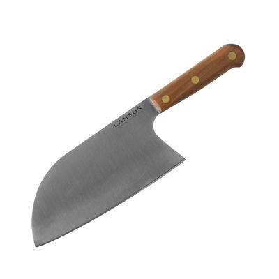 Lamson 8" Chinese Santoku Cleaver with Classic Walnut Handle