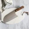 Lamson 8" Chinese Santoku Cleaver with Classic Walnut Handle view 2
