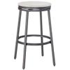 American Woodcrafters Stockton Backless Gray Metal 30" Seat Height Bar Stool view 1
