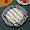 10 Pairs Reusable Chopsticks, Titanium Gold Plating Stainless Steel Metal Chop Sticks, Japanese Chinese Korean Chopstick Dishwasher Safe, 8.9 Inch (Gold / Chop sticks) view 3