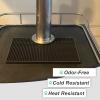 MRbrew Beer Drip Tray, Non-Slip PVC Kegerator Surface Mount Drip Tray Mat with Draft Beer Tower Flange Cutout fit Kegerator Tower Beverage or Coffee Bar Service view 4