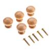 YUNSI Creative Handles 5pcs Natural Wood Cabinet Drawer Pull Handles Cabinet Knobs and Handles Cupboard Door Furniture Handles Pulls Furniture Hardware Hardware Handle(A) view 4