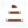 YUNSI Creative Handles Cabinet Handle Soft PU Leather Dresser Drawer Door Knobs Pull Furniture Hardware Dresser Knobs Furniture Knob Kitchen Knobs Hardware Handle(Brown,Single Hole) view 2