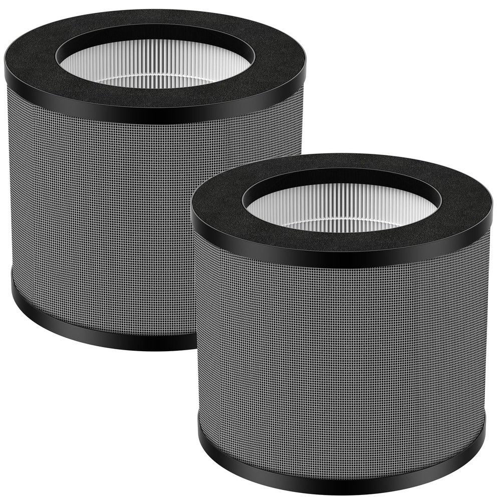 TT-AP006 Replacement Filter Compatible with TaoTronics TT-AP006, 3-in-1 HEPA Filter and High-Efficiency Activated Carbon Filter, 2-Pack TT-AP006 Filters