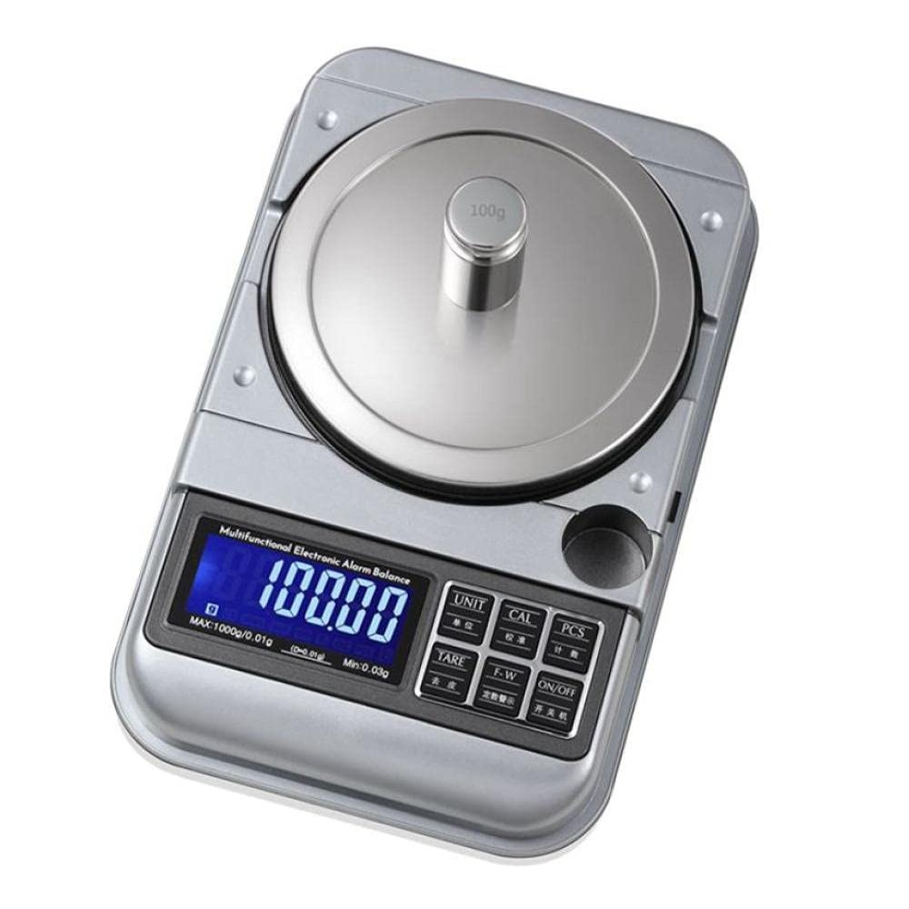 Electronic jewelry scale balance gram scale 1000g / 0.01g gold precision mini pocket scale kitchen scale