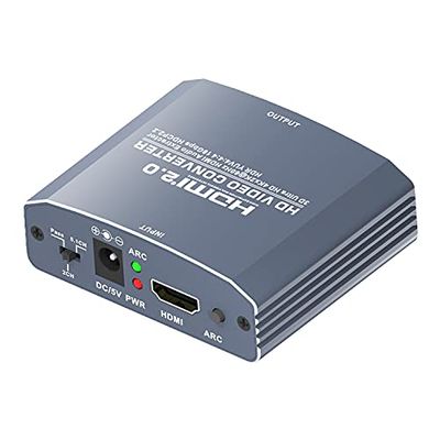 3D Ultra Hd 4kx2k@60hz Hdmi Audio Extractor, Separate Hdmi Signal to Hdmi Signal & 3.5 Stereo/spdif/coaxial Audio, Supports 1080i/p & Video Color 36bit Deep Color
