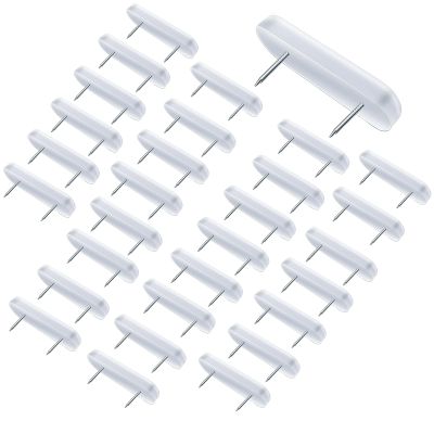 30 Piece Bed Skirt Pins or Holders for Upholstery, Slipcovers and Bedskirts