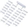 30 Piece Bed Skirt Pins or Holders for Upholstery, Slipcovers and Bedskirts view 1
