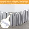 30 Piece Bed Skirt Pins or Holders for Upholstery, Slipcovers and Bedskirts view 3