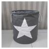SSLA Storage Bucket Box Basket Clothing Bag Folding Basket Dirty Clothes Hamper Bathroom Home Kitchen Bathroom (Color : Gray) view 1