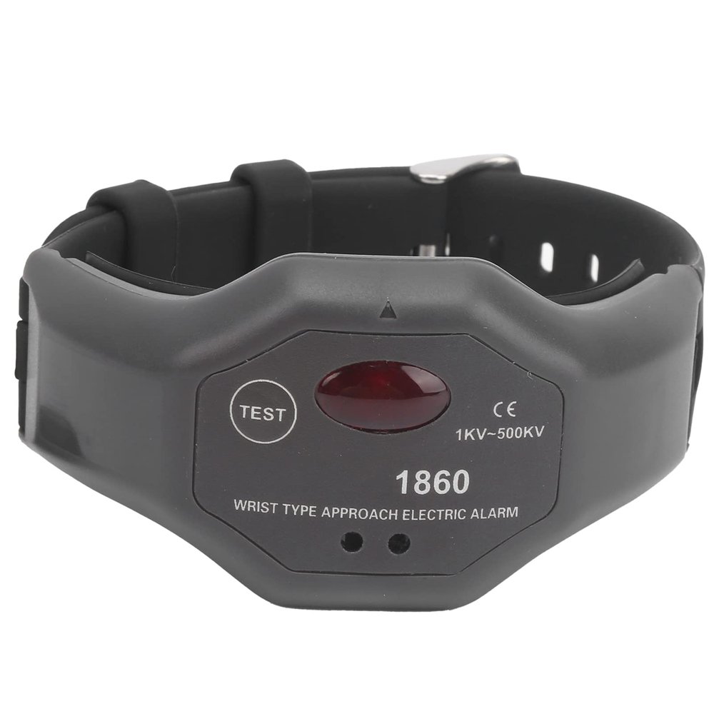 1KV-500KV High Voltage Detector, Auto Detection Function Wrist-Mounted High Voltage Alarm for Power Maintenance