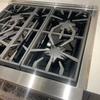 Epic QT DIY Brushed Stainless Steel Outside Corner 12 inch x 1 inch Stove Perimeter Countertop Gap Filler Trim (36 inches Long) view 2
